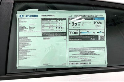 2026 Hyundai ELANTRA SE