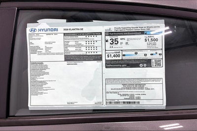 2026 Hyundai ELANTRA SE