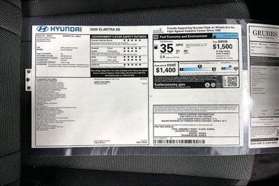 2026 Hyundai ELANTRA SE