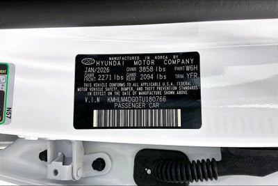 2026 Hyundai ELANTRA SEL Sport