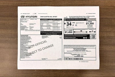 2026 Hyundai ELANTRA SEL Sport