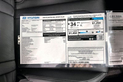 2026 Hyundai ELANTRA SEL Sport Plus