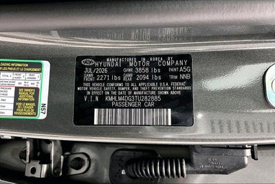 2026 Hyundai ELANTRA SEL Sport Plus