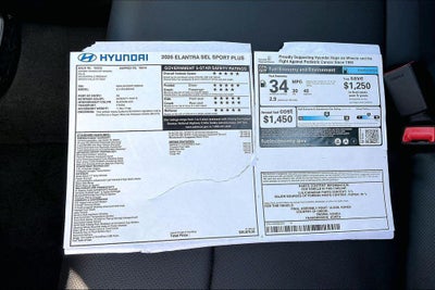 2026 Hyundai ELANTRA SEL Sport Plus