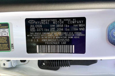 2026 Hyundai ELANTRA SEL Sport Plus