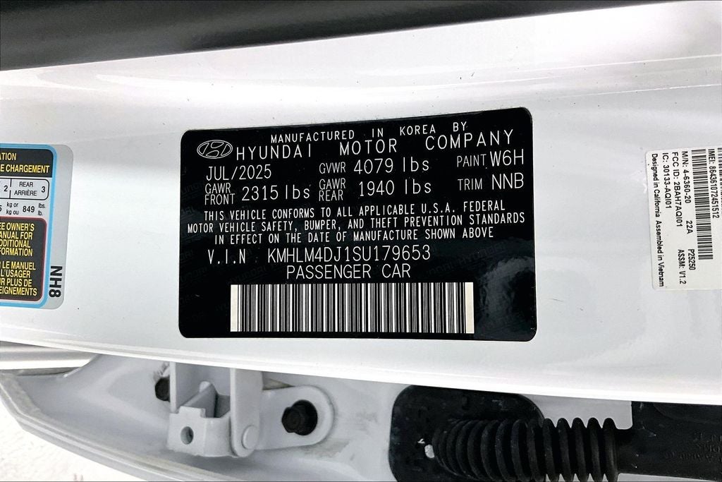2025 Hyundai ELANTRA HYBRID SEL Sport