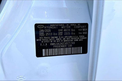 2026 Hyundai ELANTRA HYBRID Blue