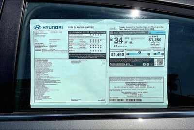 2026 Hyundai ELANTRA Limited