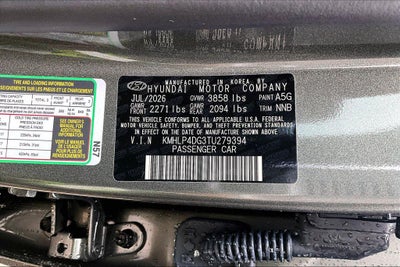 2026 Hyundai ELANTRA Limited
