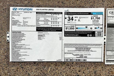 2025 Hyundai ELANTRA Limited