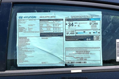 2026 Hyundai ELANTRA Limited