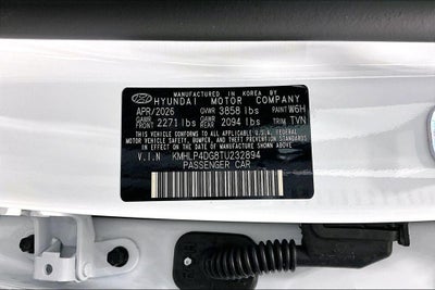 2026 Hyundai ELANTRA Limited