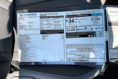 2026 Hyundai ELANTRA SEL Sport
