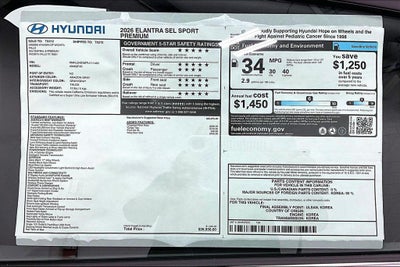 2026 Hyundai ELANTRA SEL Sport Premium