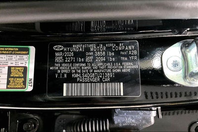 2026 Hyundai ELANTRA SEL Sport Premium