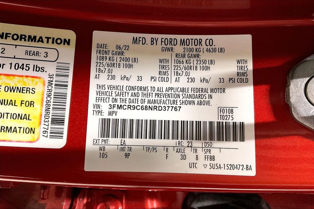 2022 Ford Bronco Sport Outer Banks