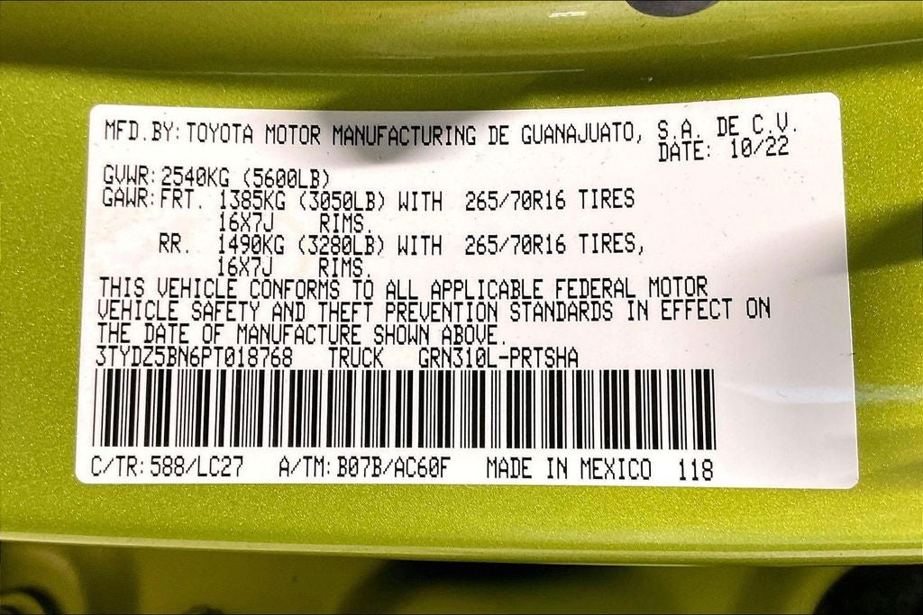 2023 Toyota Tacoma TRD Off Road