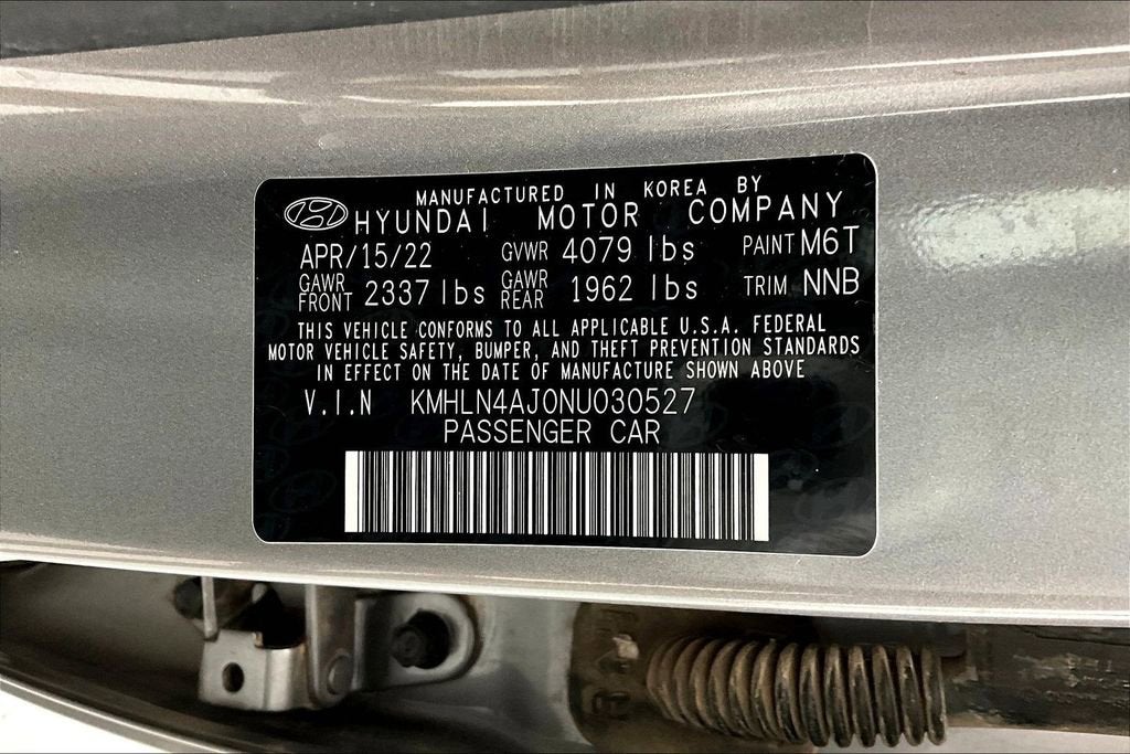 2022 Hyundai ELANTRA HYBRID Limited