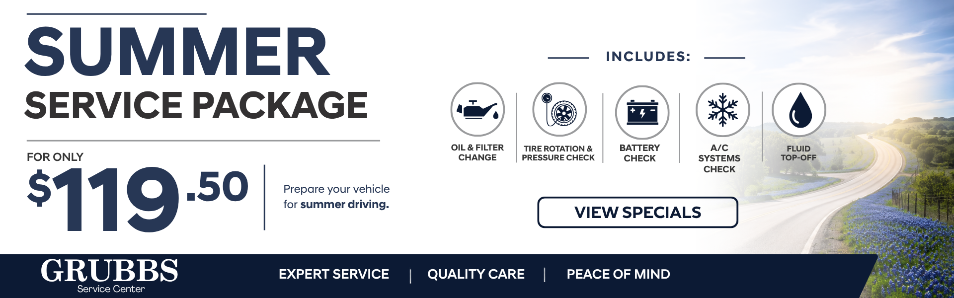 SUMMER SERVICE PACKAGE 