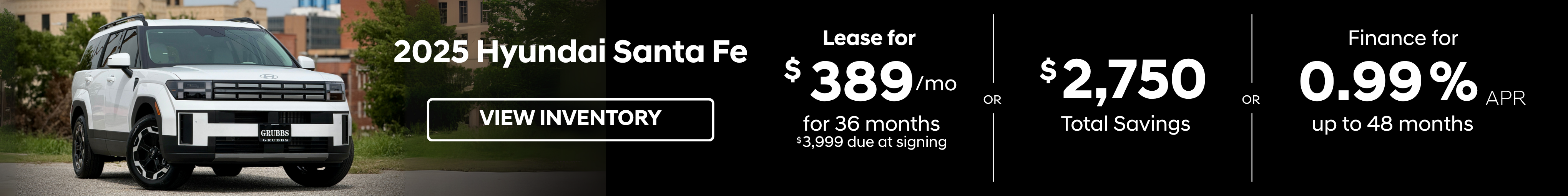 Santa Fe April Offer